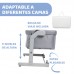 Cuna colecho Next2me Magic Evo Grey Mist de Chicco